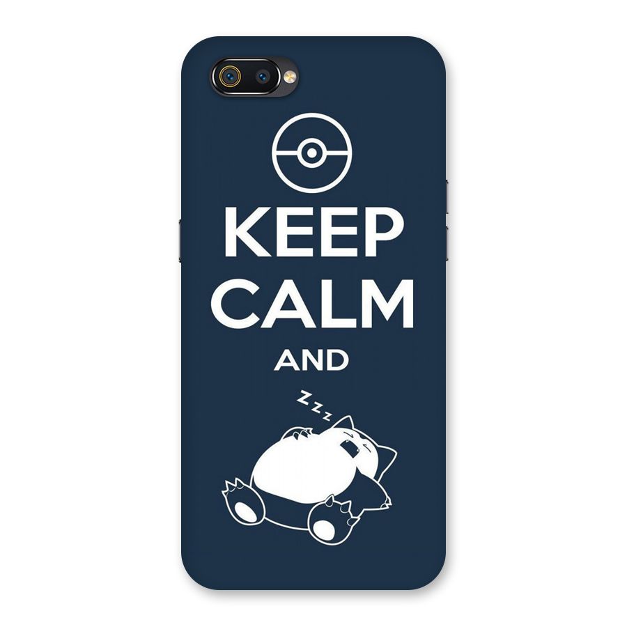 Keep Calm and Sleep Back Case for Realme C2