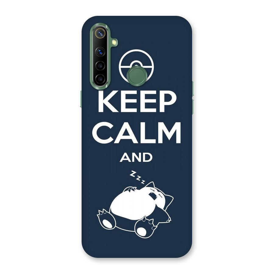 Keep Calm and Sleep Back Case for Realme Narzo 10