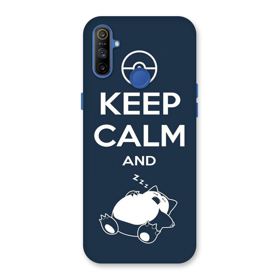 Keep Calm and Sleep Back Case for Realme Narzo 10A