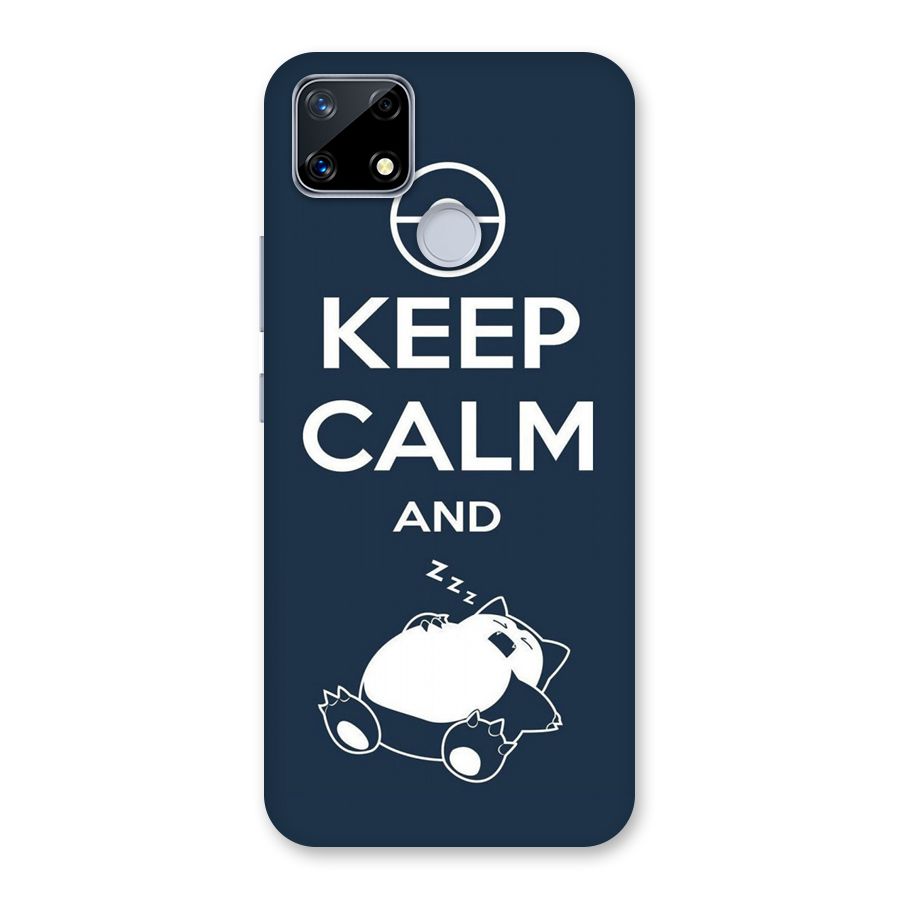 Keep Calm and Sleep Back Case for Realme Narzo 20
