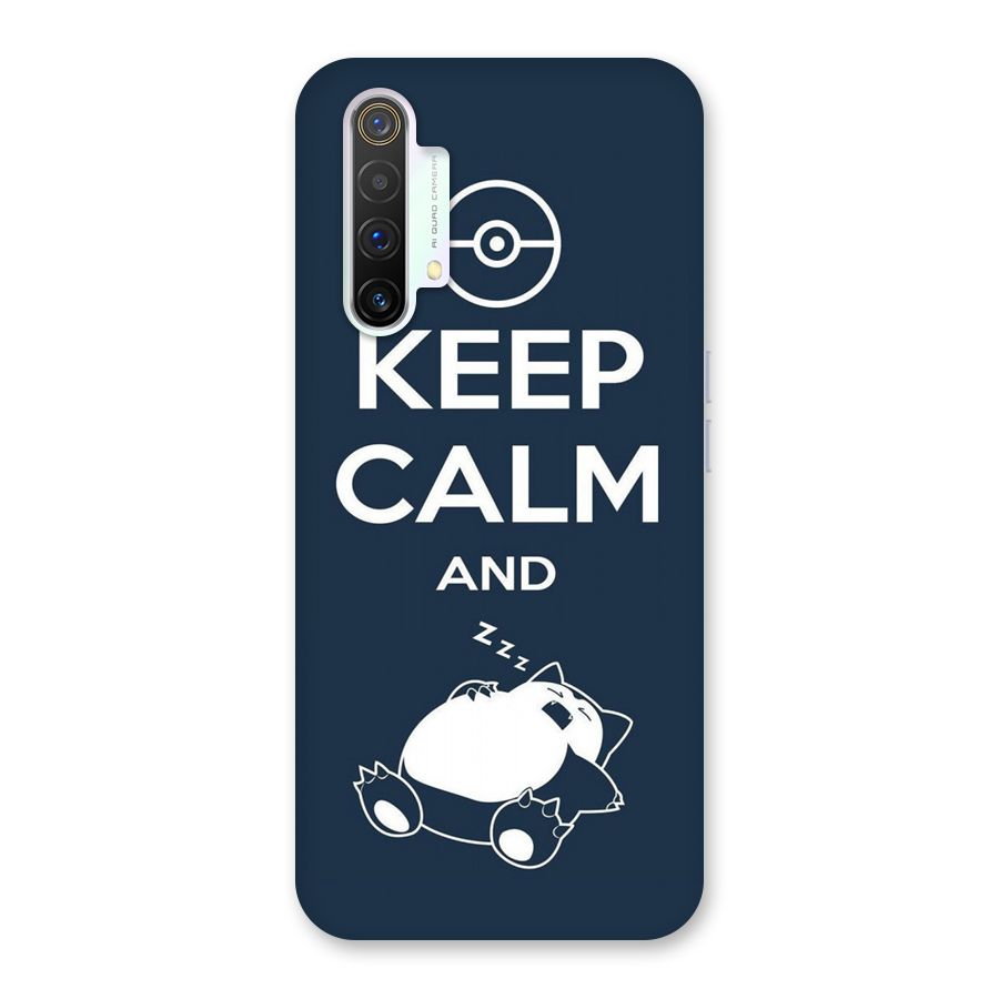 Keep Calm and Sleep Back Case for Realme X3