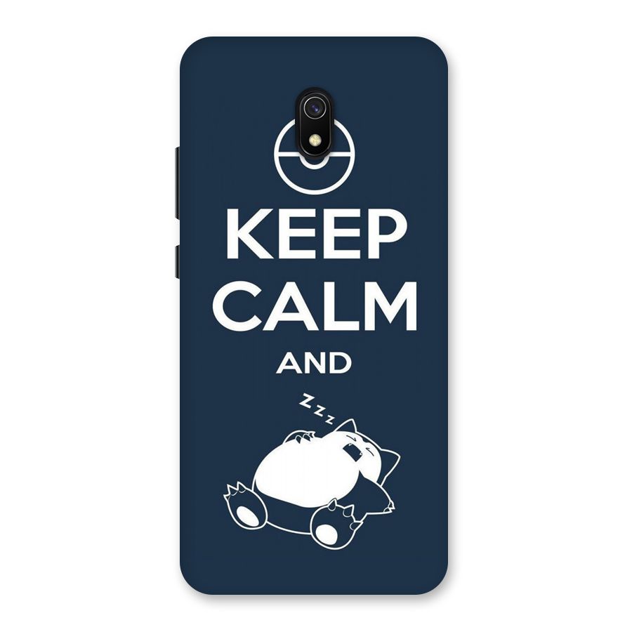 Keep Calm and Sleep Back Case for Redmi 8A