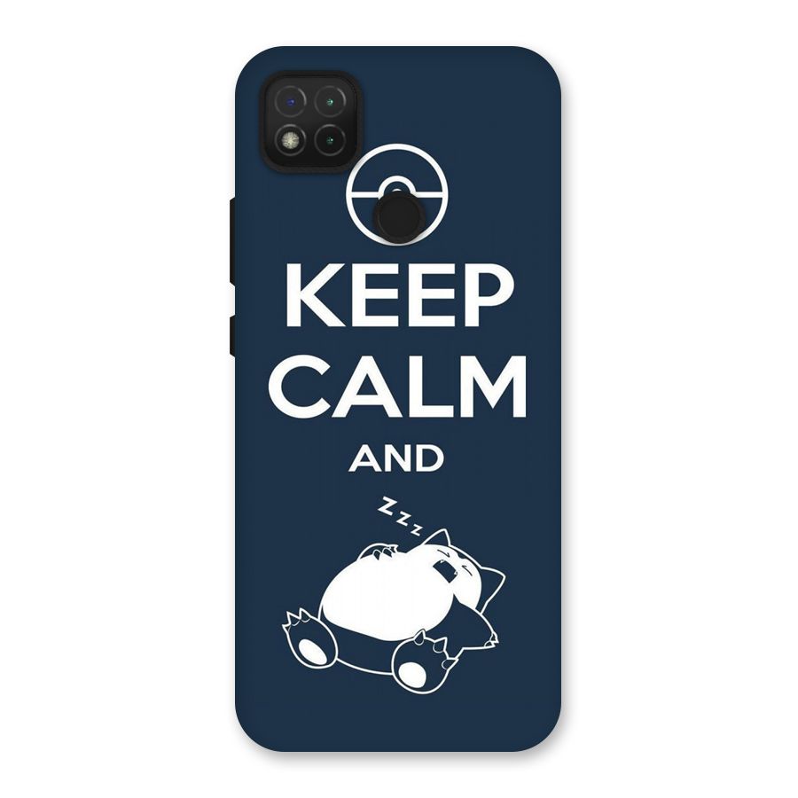 Keep Calm and Sleep Back Case for Redmi 9