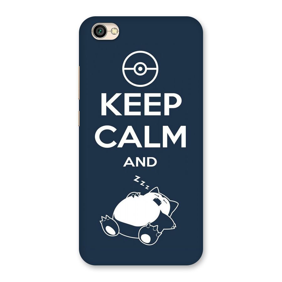 Keep Calm and Sleep Back Case for Redmi Y1 Lite