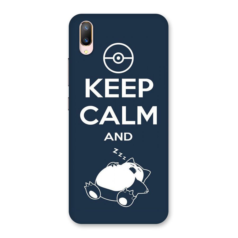 Keep Calm and Sleep Back Case for Vivo V11 Pro