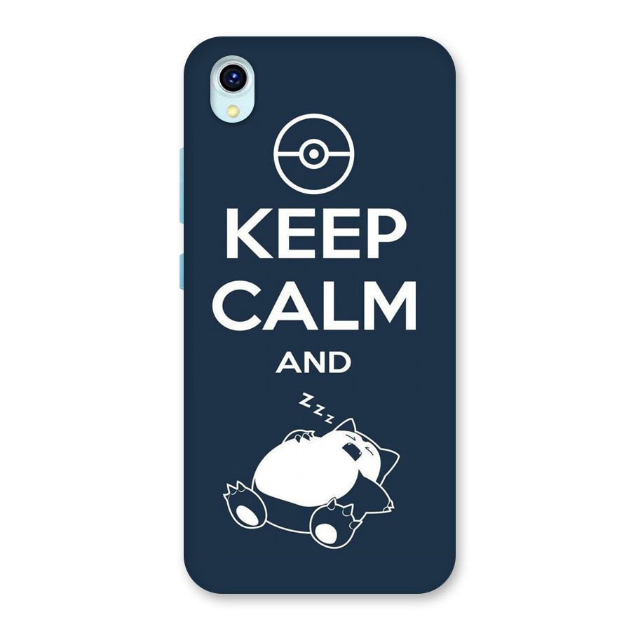 Keep Calm and Sleep Back Case for Vivo Y1s