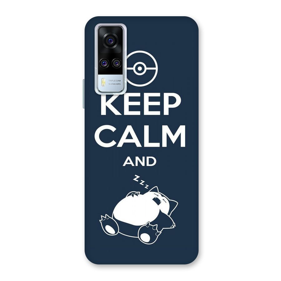 Keep Calm and Sleep Back Case for Vivo Y31