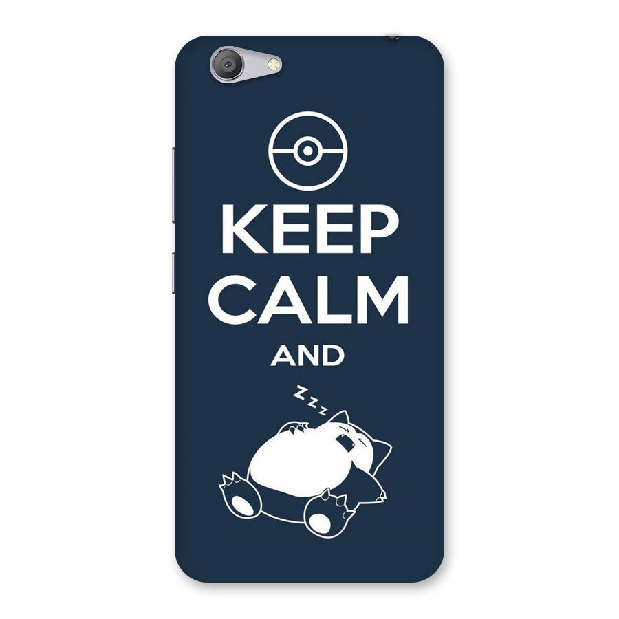 Keep Calm and Sleep Back Case for Vivo Y53