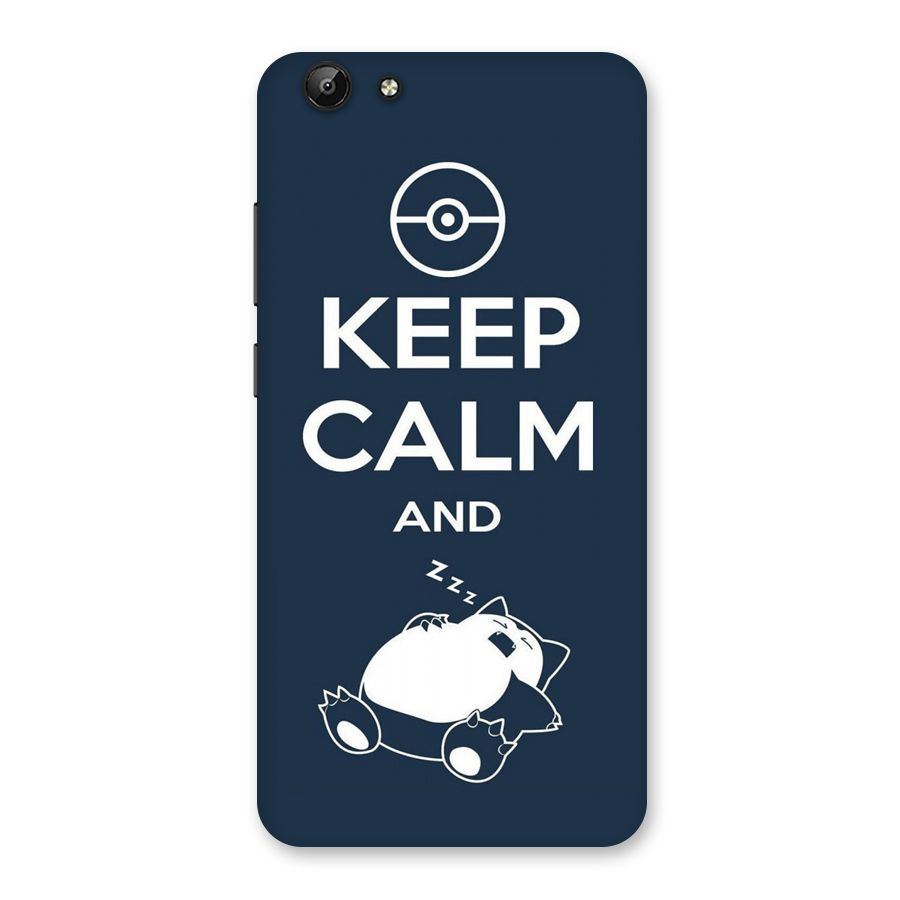 Keep Calm and Sleep Back Case for Vivo Y69