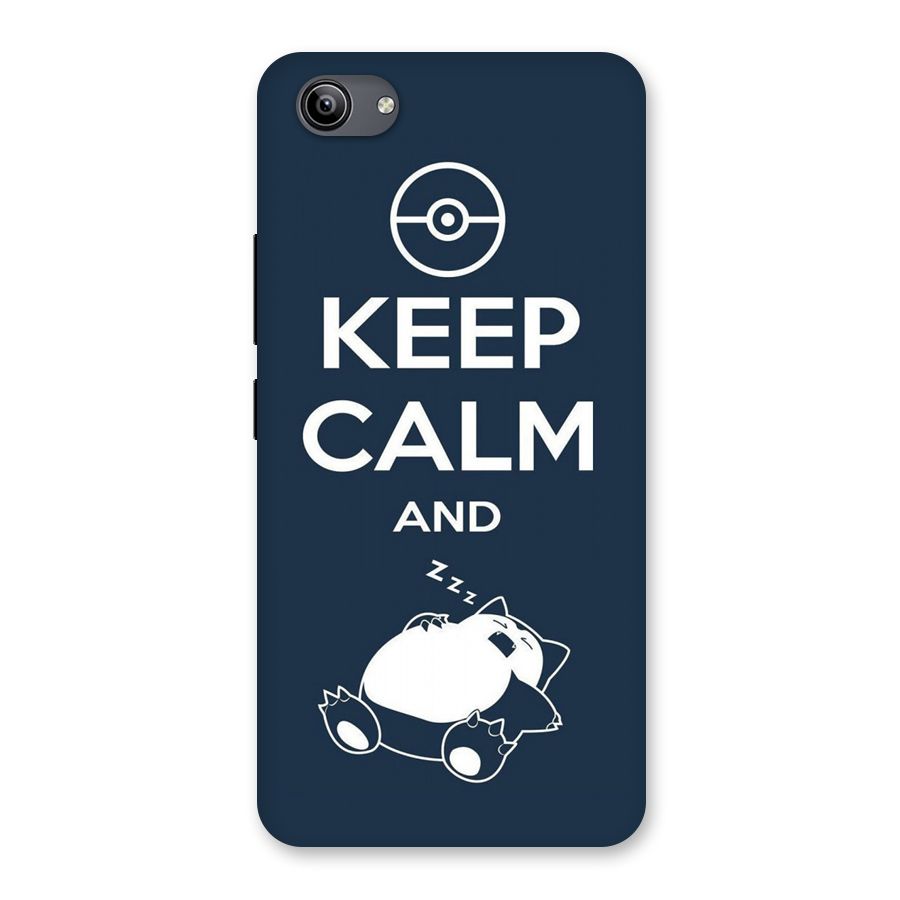 Keep Calm and Sleep Back Case for Vivo Y81i