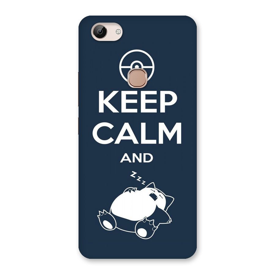 Keep Calm and Sleep Back Case for Vivo Y83