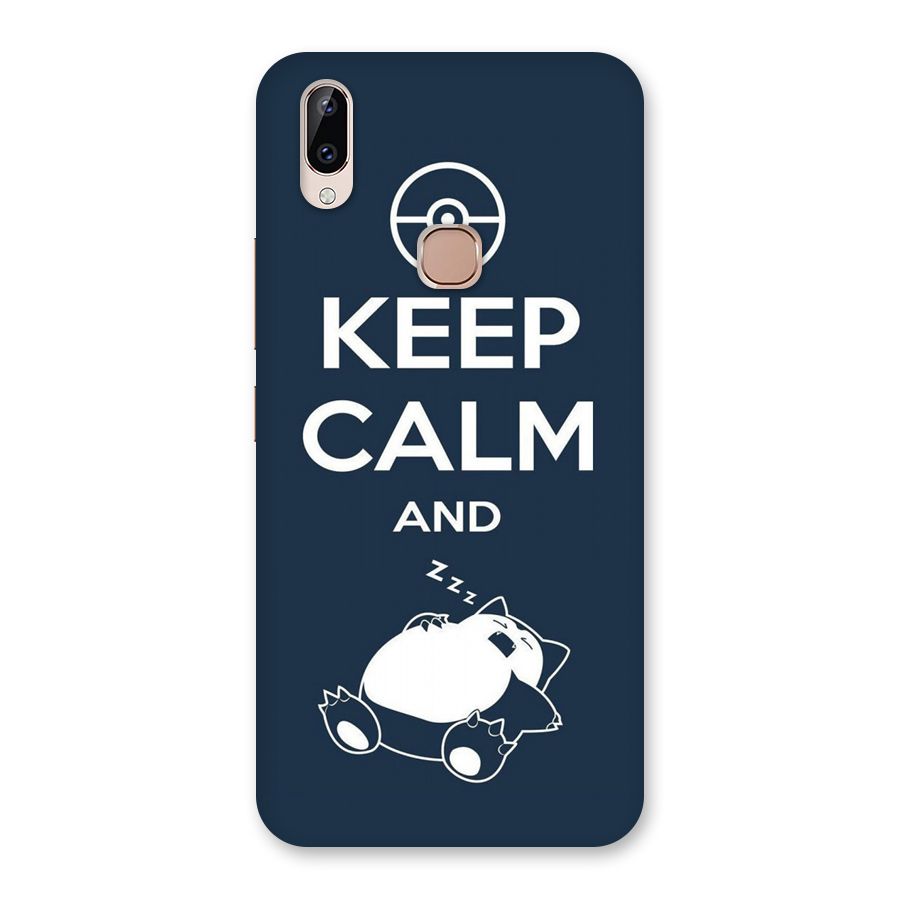 Keep Calm and Sleep Back Case for Vivo Y83 Pro