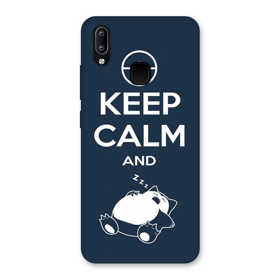 Keep Calm and Sleep Back Case for Vivo Y93