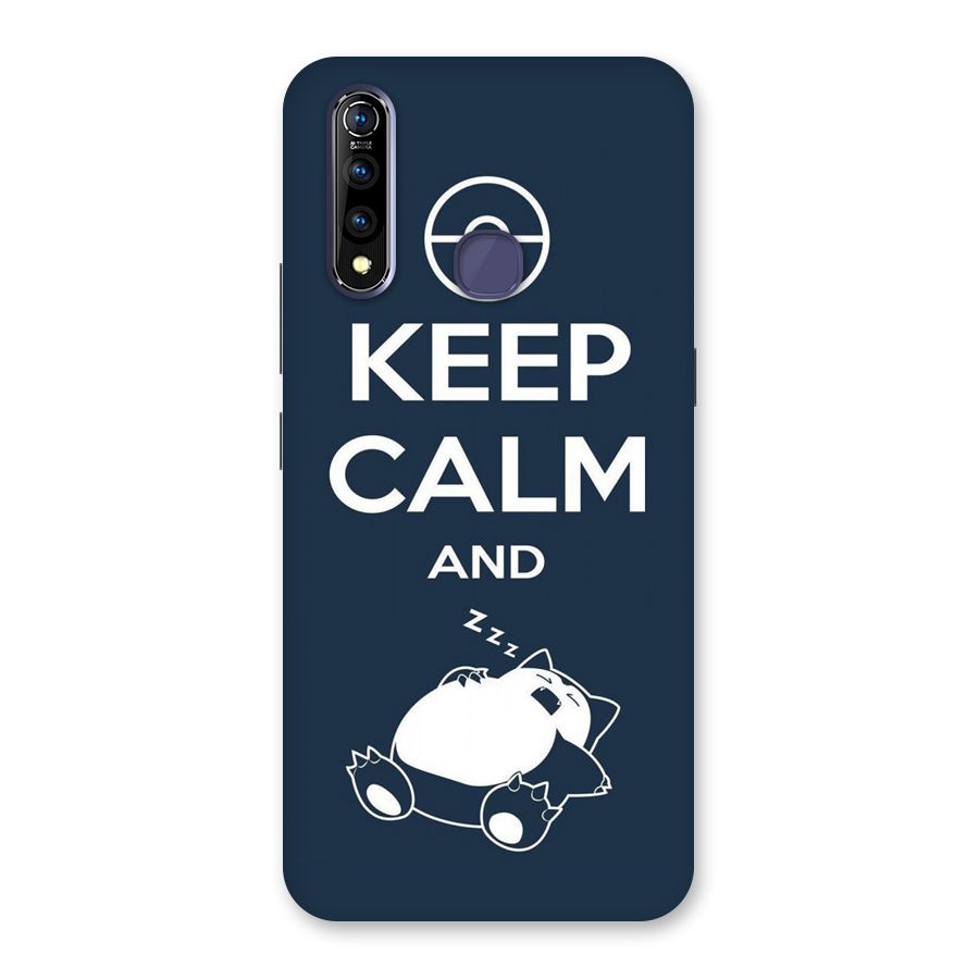 Keep Calm and Sleep Back Case for Vivo Z1 Pro