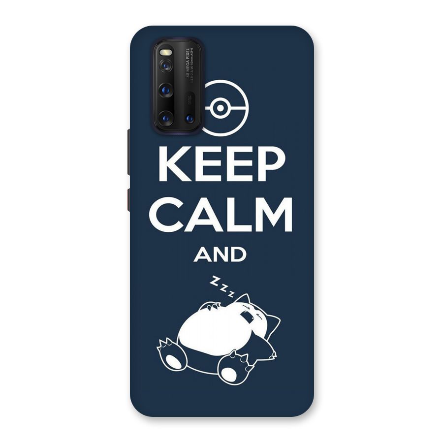 Keep Calm and Sleep Back Case for Vivo iQOO 3