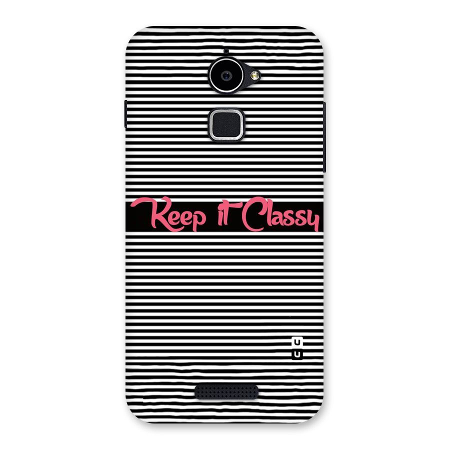 Keep It Classy Back Case for Coolpad Note 3 Lite