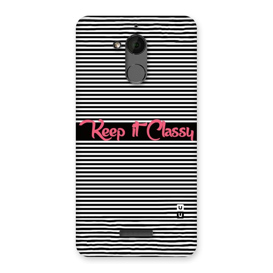 Keep It Classy Back Case for Coolpad Note 5