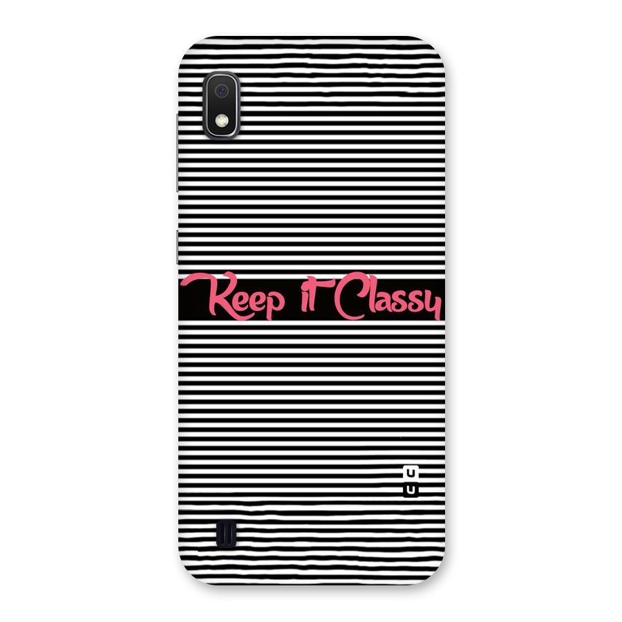 Keep It Classy Back Case for Galaxy A10