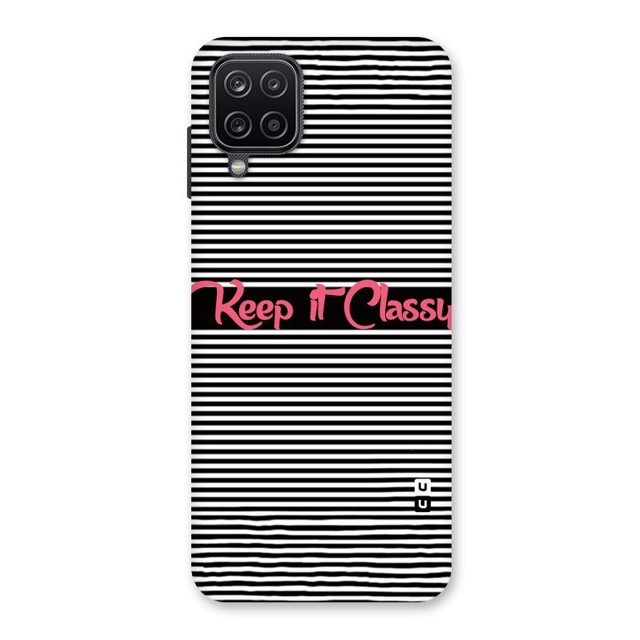 Keep It Classy Back Case for Galaxy A12