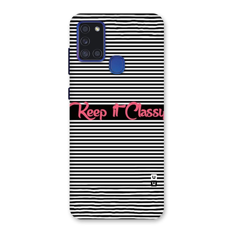Keep It Classy Back Case for Galaxy A21s