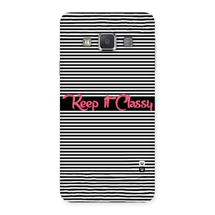 Keep It Classy Back Case for Galaxy A3