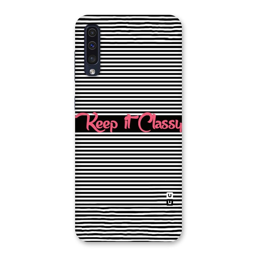 Keep It Classy Back Case for Galaxy A50s