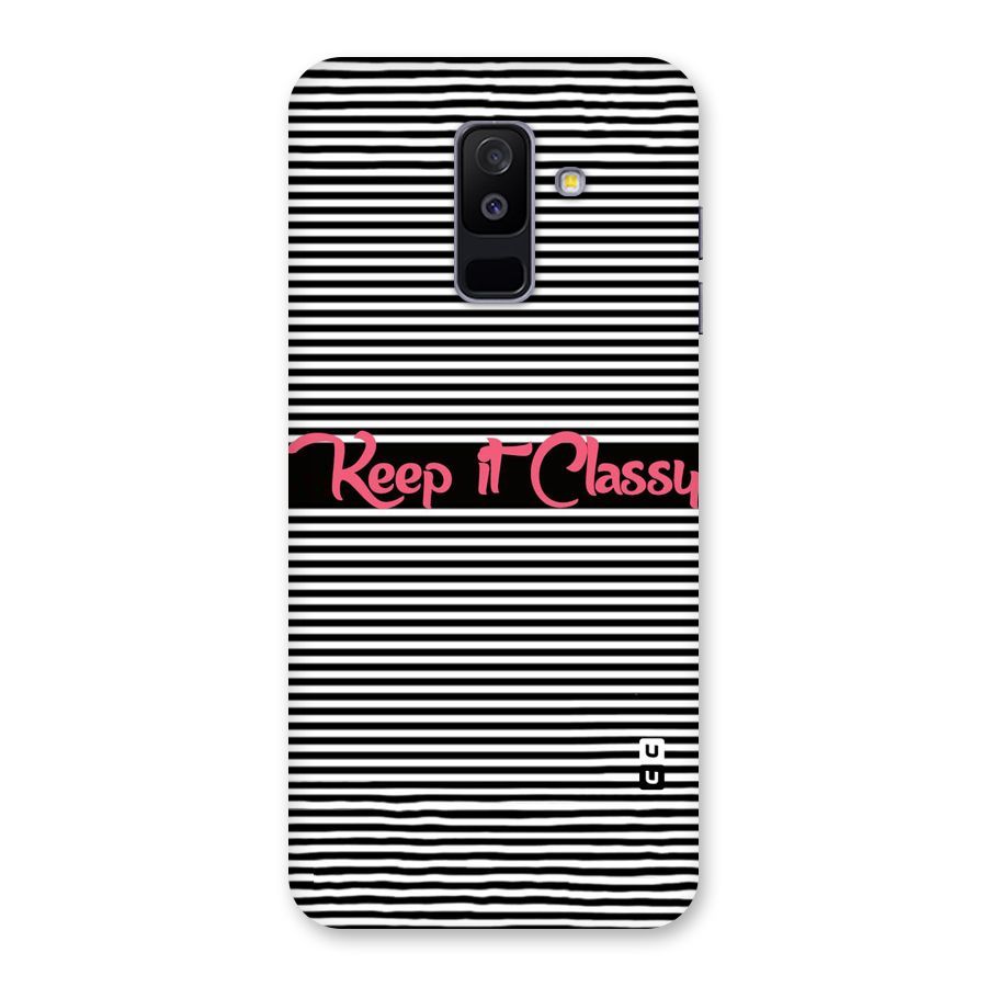 Keep It Classy Back Case for Galaxy A6 Plus