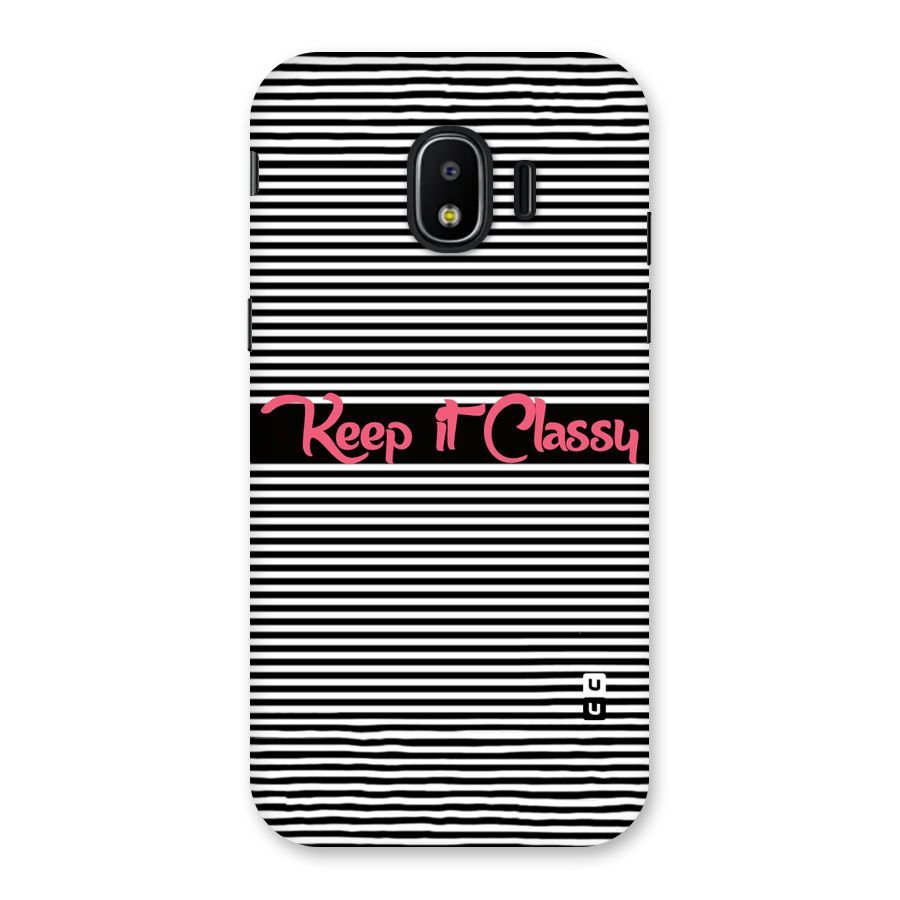 Keep It Classy Back Case for Galaxy J2 Pro 2018