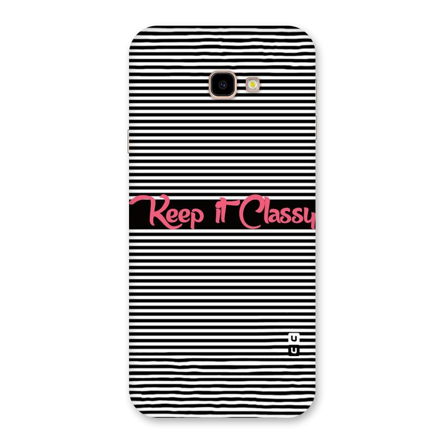 Keep It Classy Back Case for Galaxy J4 Plus