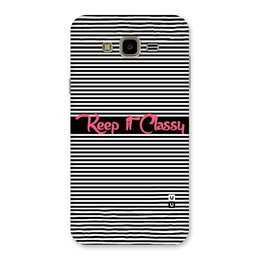 Keep It Classy Back Case for Galaxy J7 Nxt