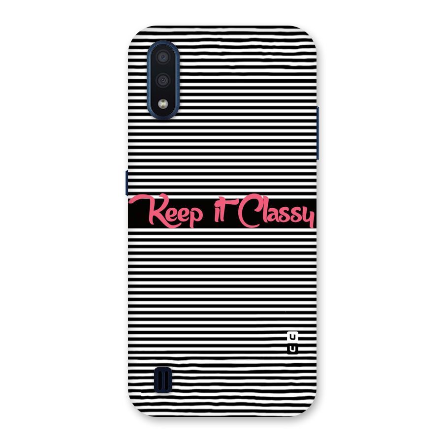 Keep It Classy Back Case for Galaxy M01