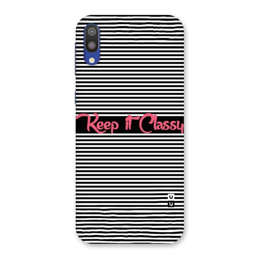 Keep It Classy Back Case for Galaxy M10