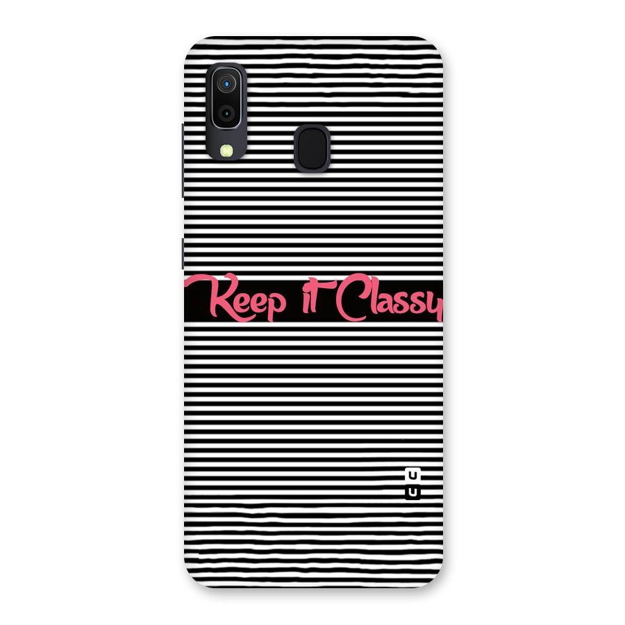 Keep It Classy Back Case for Galaxy M10s
