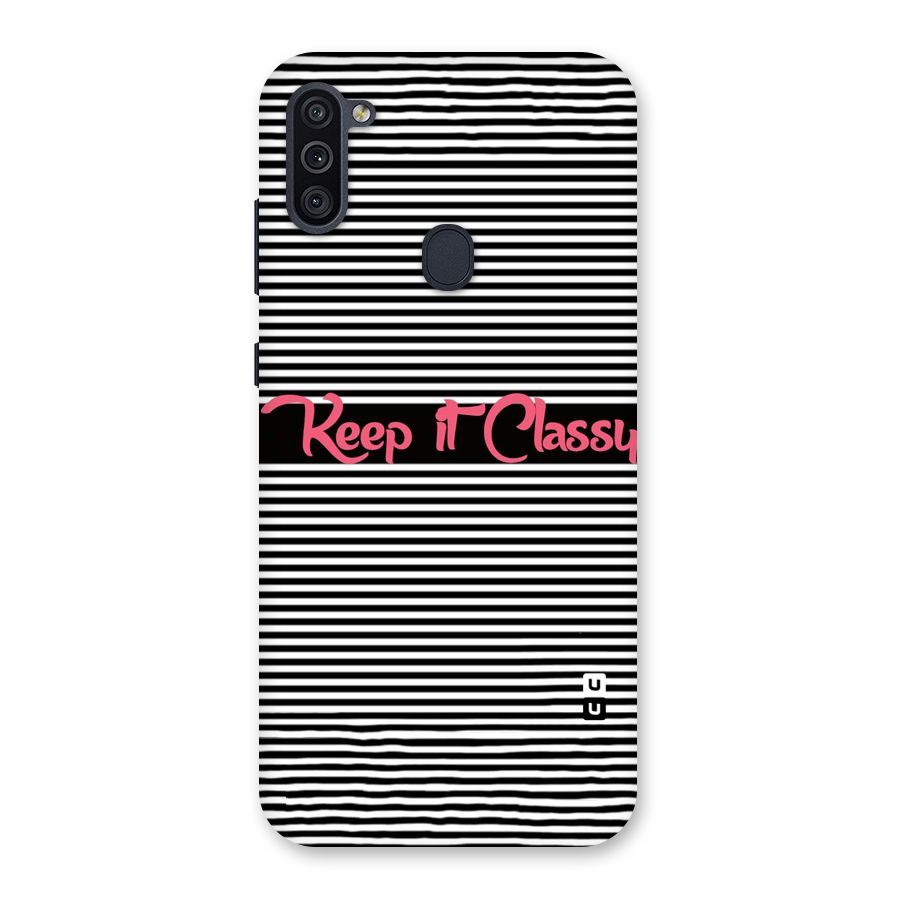 Keep It Classy Back Case for Galaxy M11