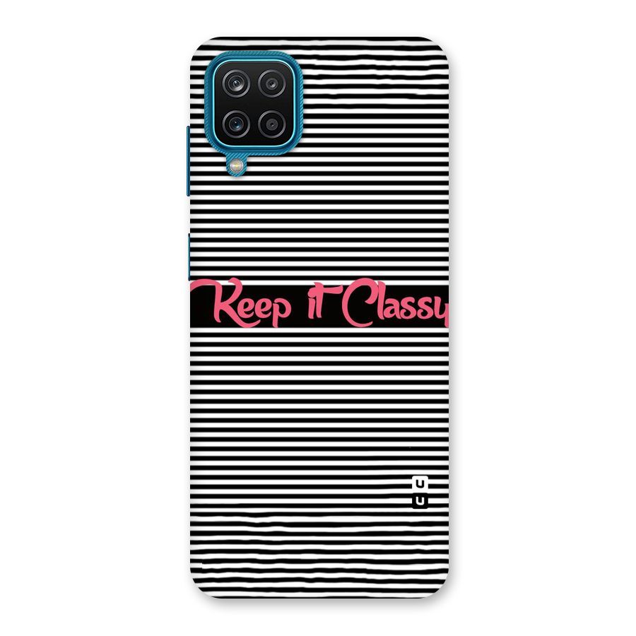 Keep It Classy Back Case for Galaxy M12