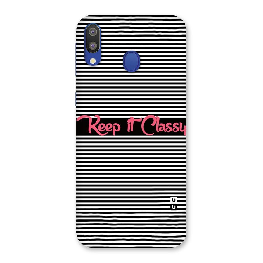 Keep It Classy Back Case for Galaxy M20