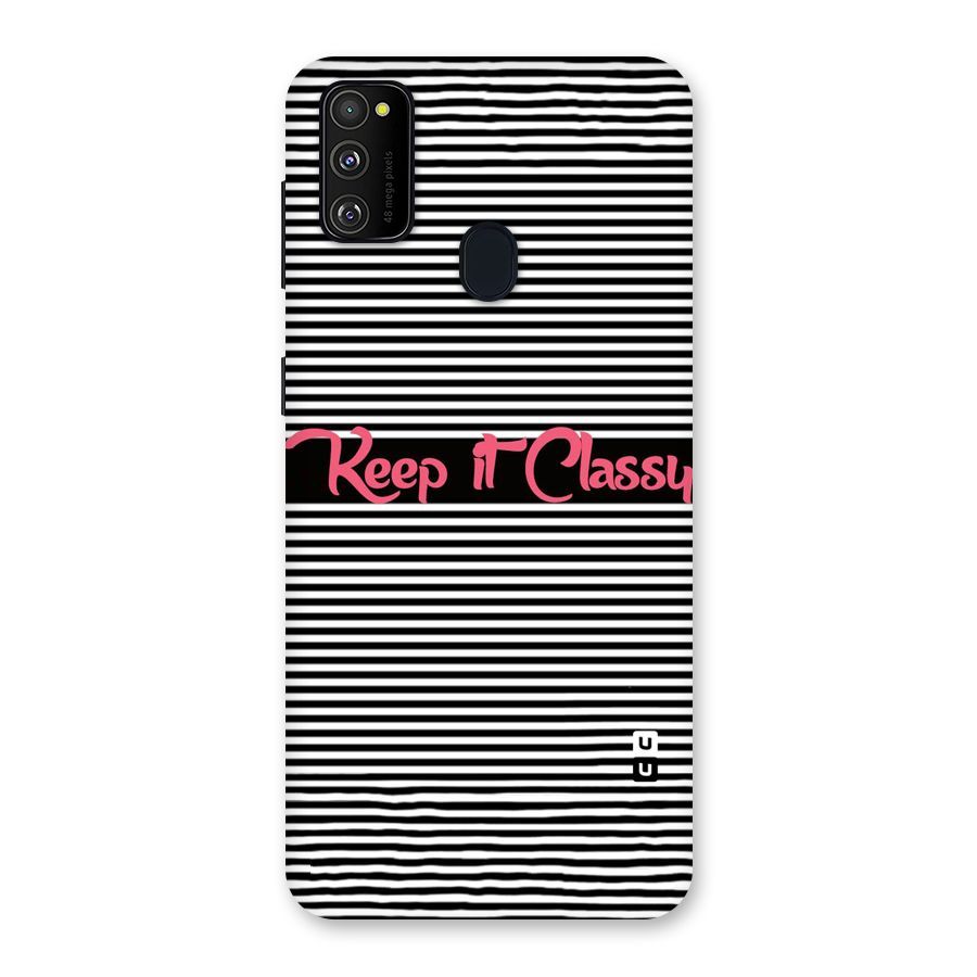 Keep It Classy Back Case for Galaxy M30s