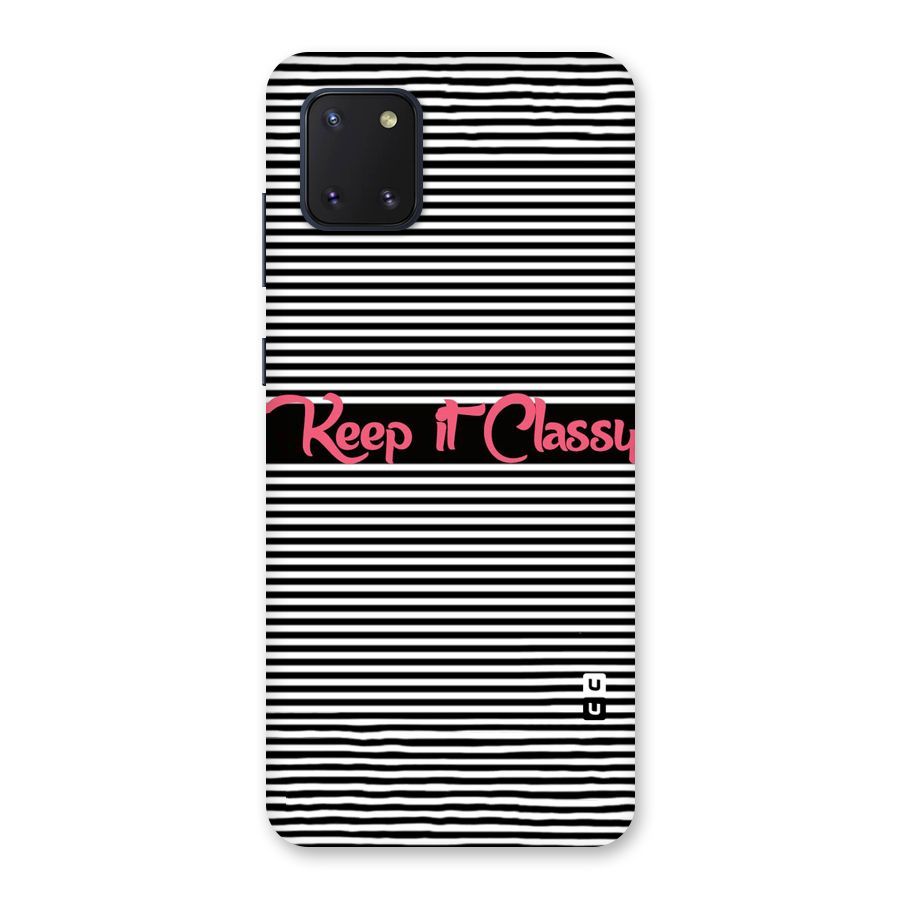Keep It Classy Back Case for Galaxy Note 10 Lite