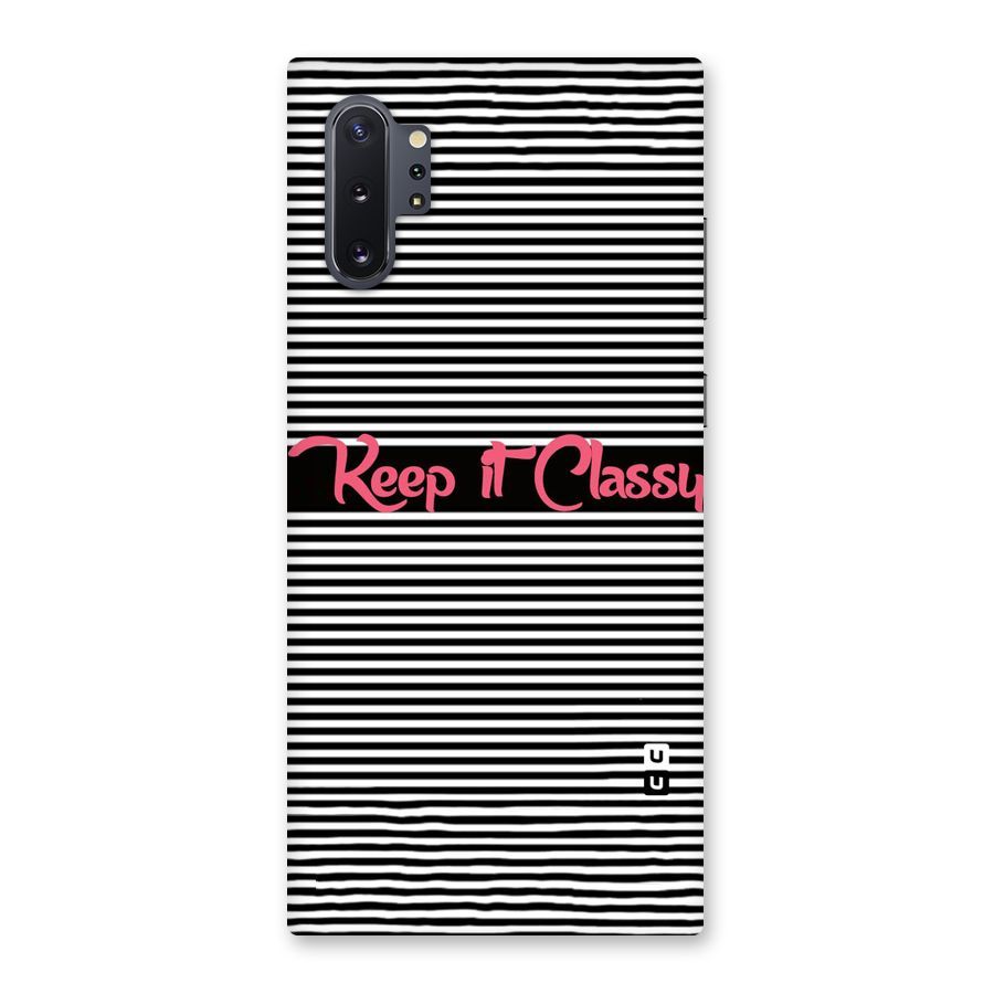 Keep It Classy Back Case for Galaxy Note 10 Plus