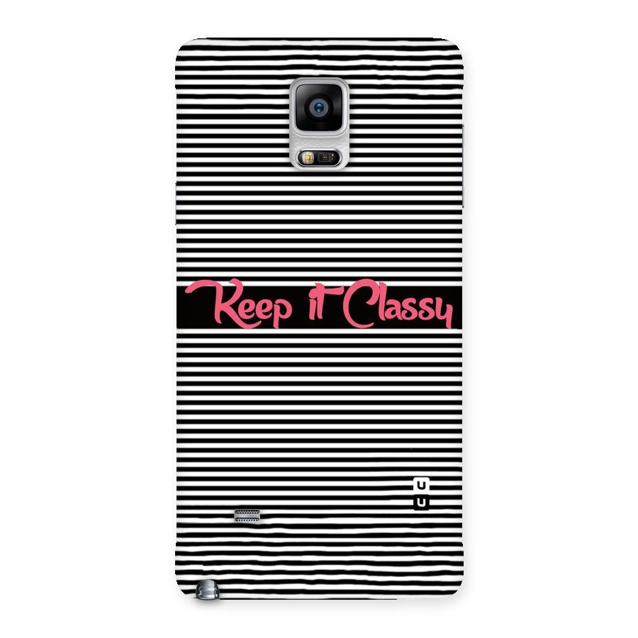 Keep It Classy Back Case for Galaxy Note 4