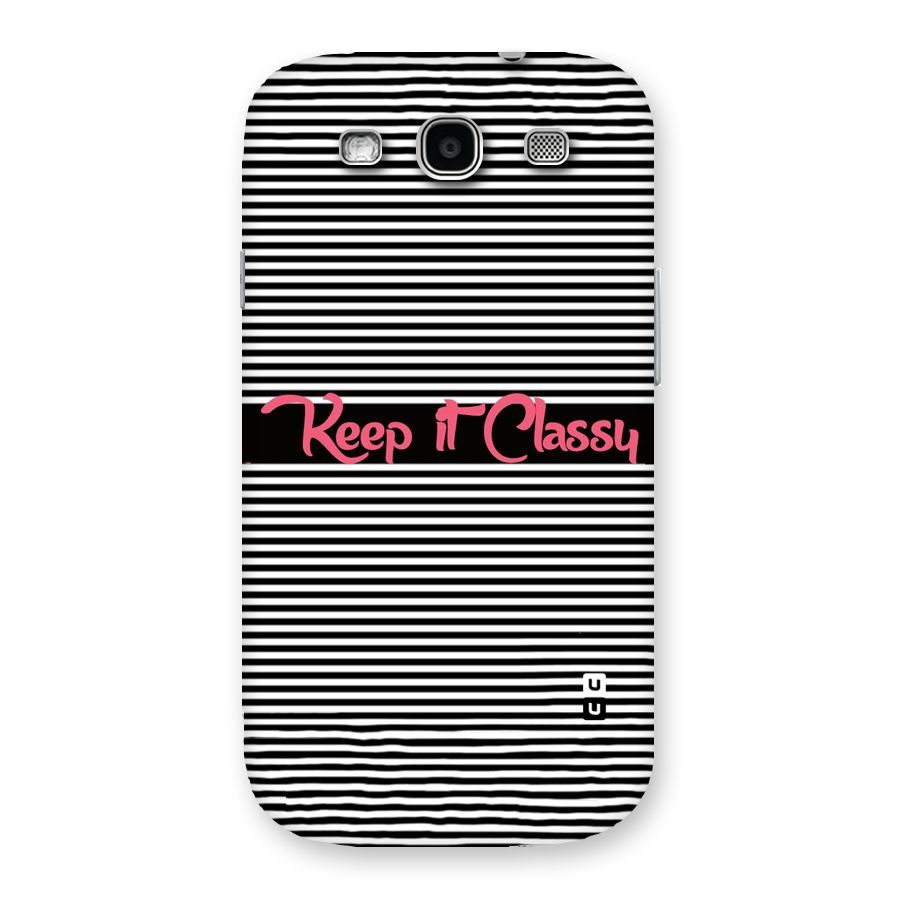 Keep It Classy Back Case for Galaxy S3