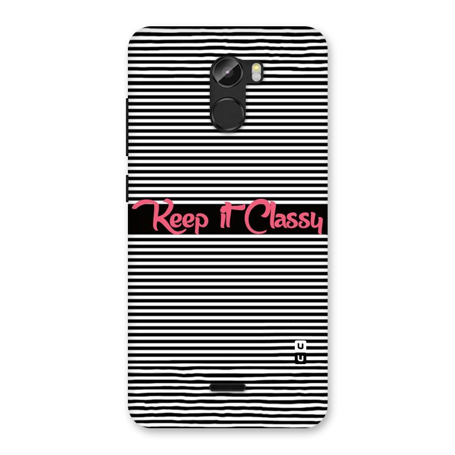 Keep It Classy Back Case for Gionee X1