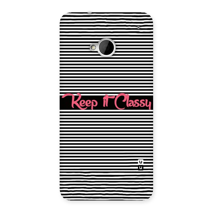 Keep It Classy Back Case for HTC One M7