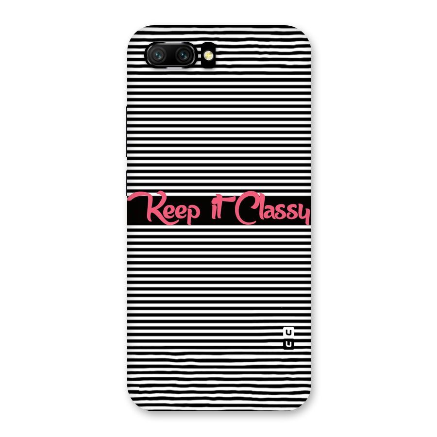 Keep It Classy Back Case for Honor 10