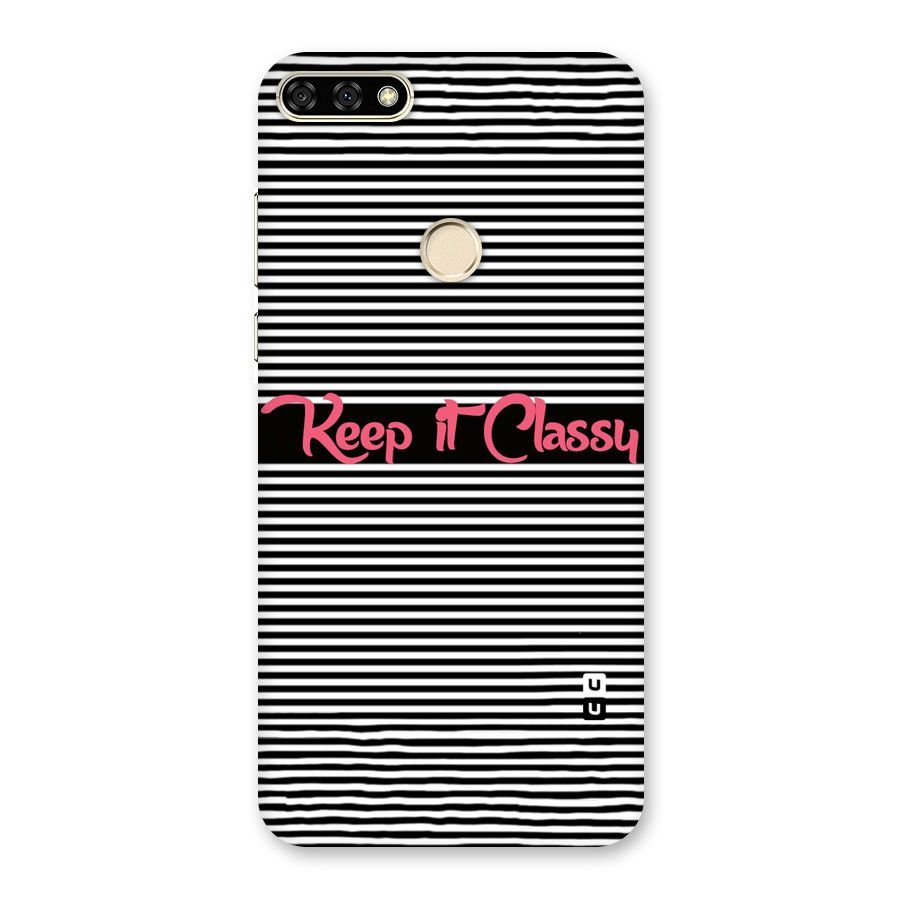 Keep It Classy Back Case for Honor 7A