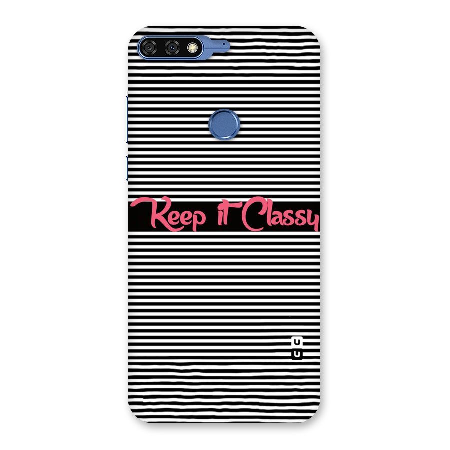 Keep It Classy Back Case for Honor 7C