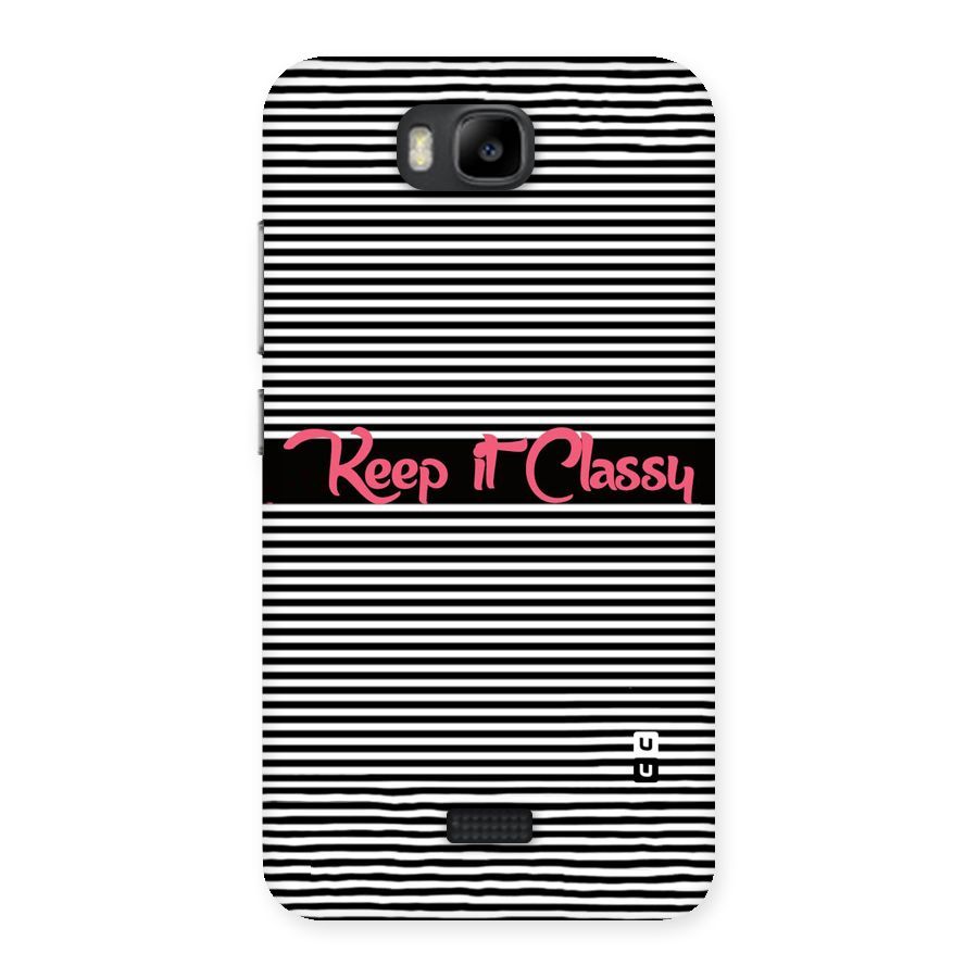 Keep It Classy Back Case for Honor Bee