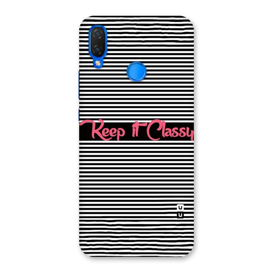 Keep It Classy Back Case for Huawei P Smart+
