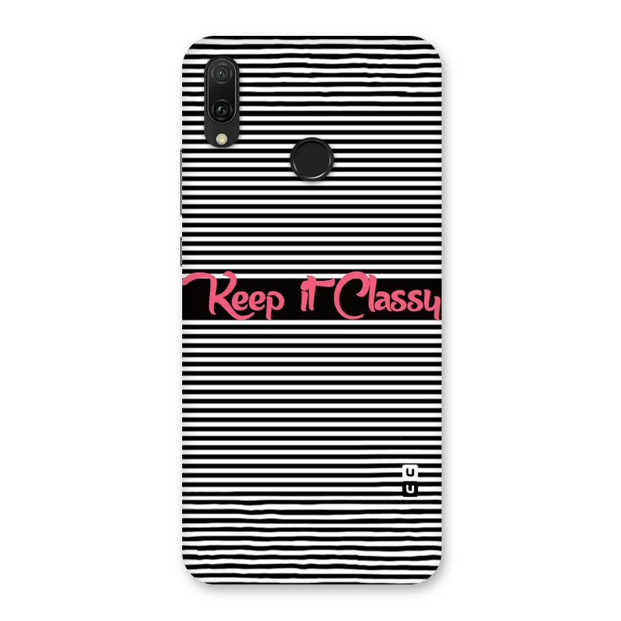 Keep It Classy Back Case for Huawei Y9 (2019)