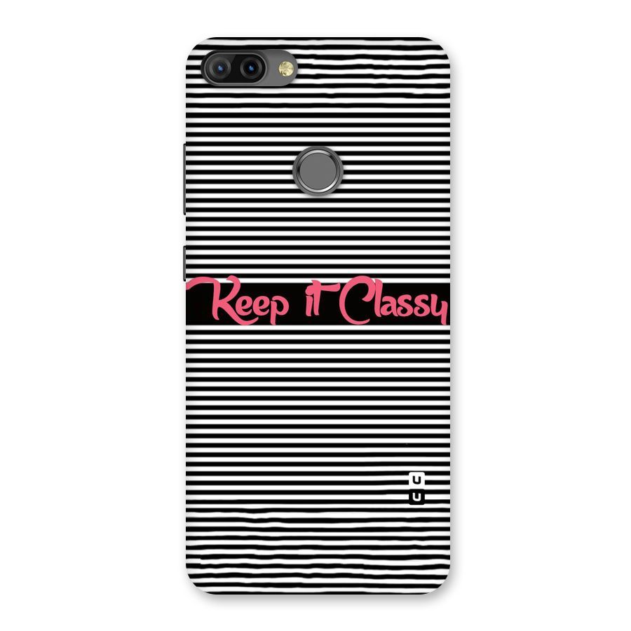 Keep It Classy Back Case for Infinix Hot 6 Pro